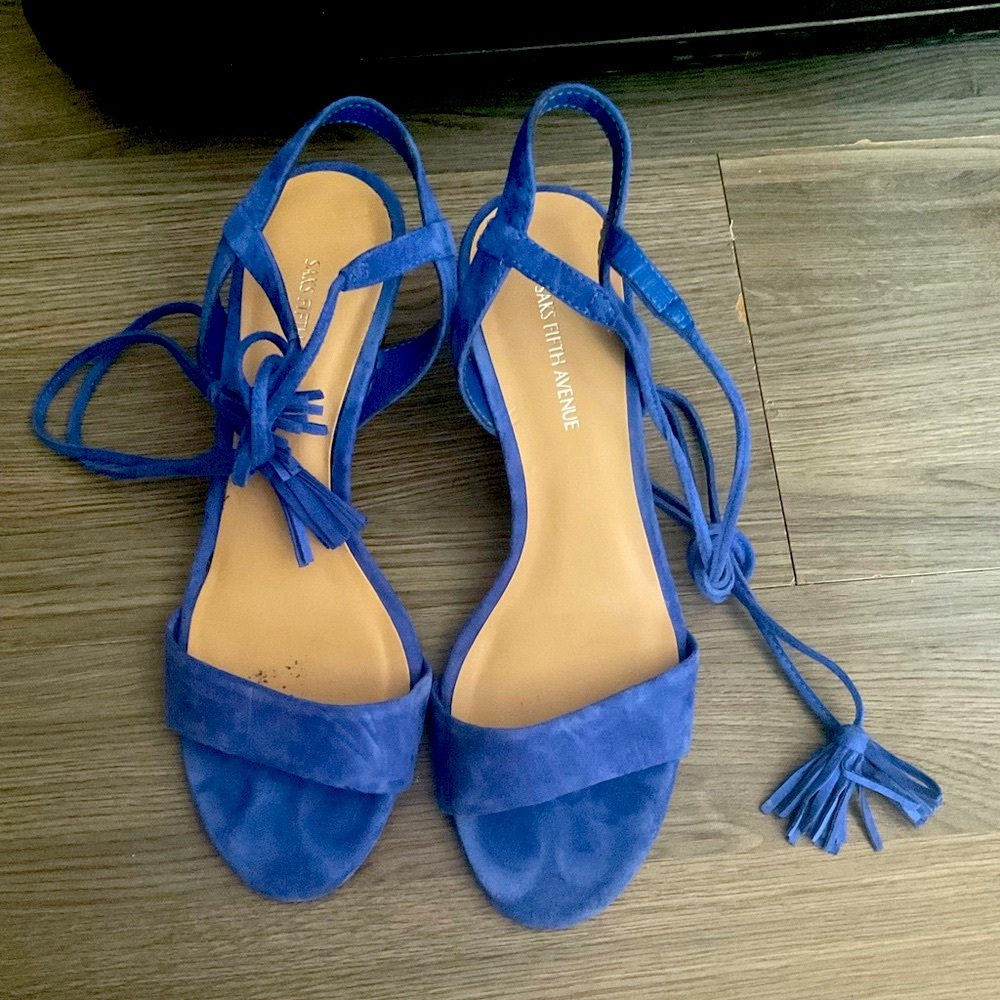 Saks Fifth Avenue Royal Blue Women's Sandals